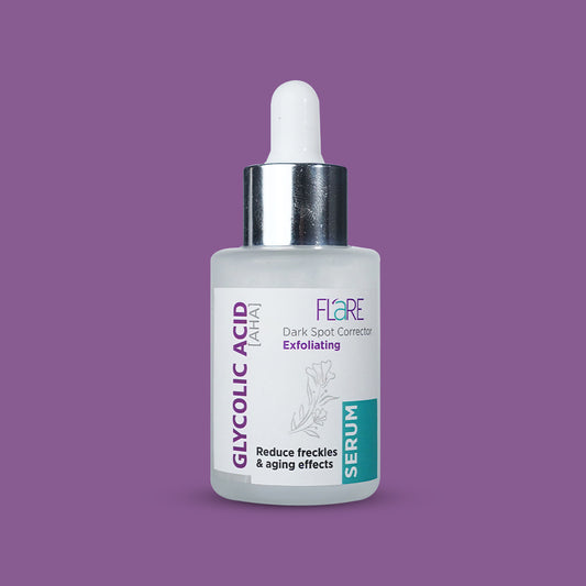 Flare Glycolic Acid Serum – Dark Spot Corrector + Exfoliating | 30ml